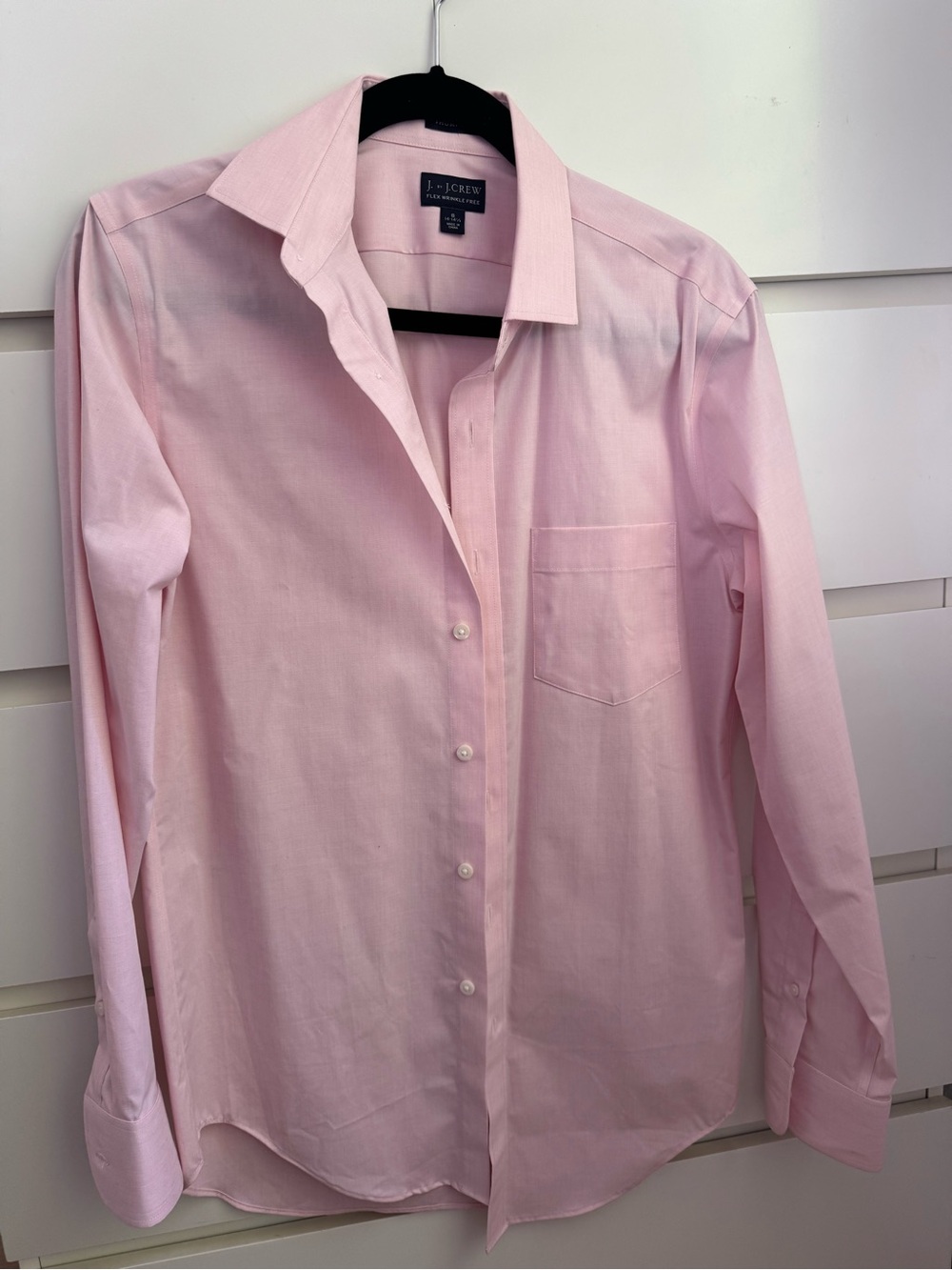 J. Crew Men's Light Pink Dress Shirt